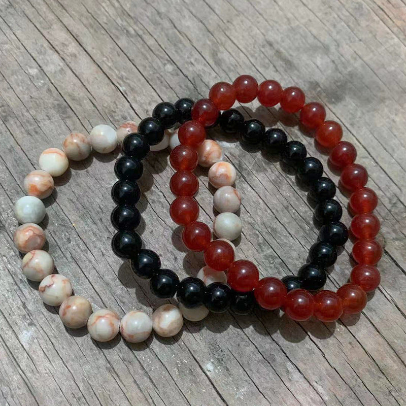 Aventurine Red Agate Pieces Suit Ornament Bracelets