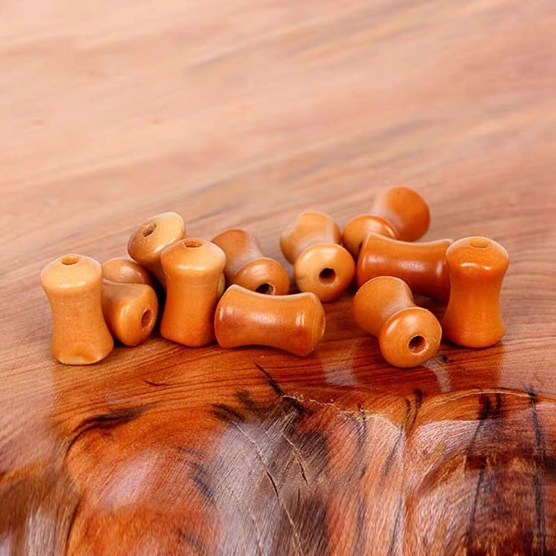 Olive Nut Small Bamboo Spacer Beads Pcs Stone Bracelets