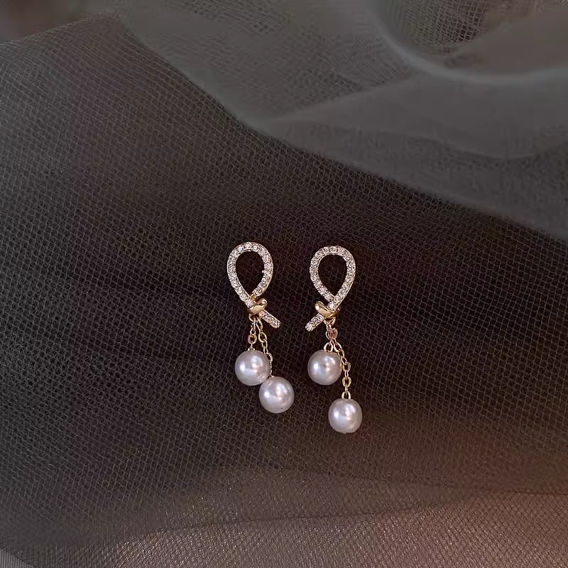 Quality Sier Korean Style Simple Light Stud Earrings