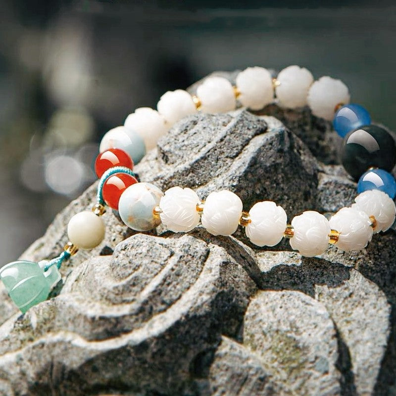 Bodhi Pumpkin Crafts Gift Buddha Beads Bracelet