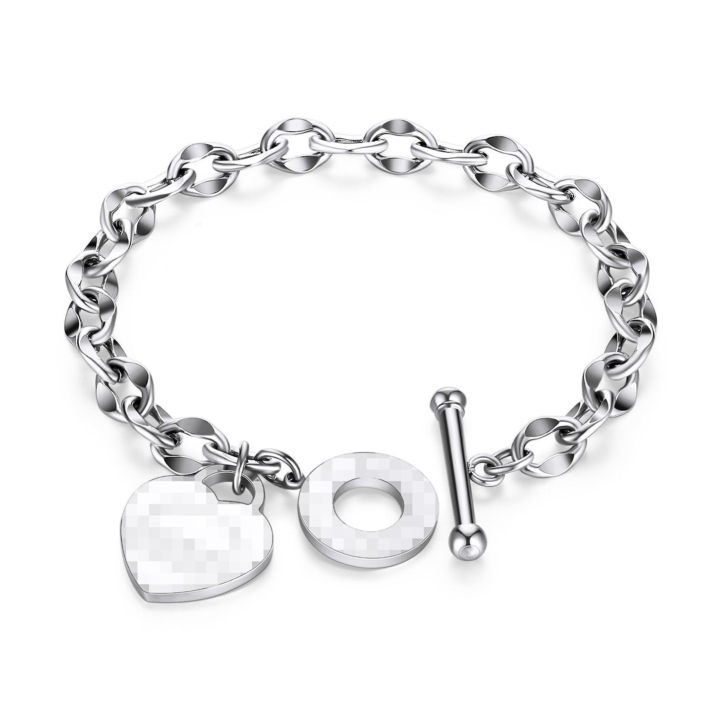 Women's Ornament Popular Love Stainless Steel Design Bracelets