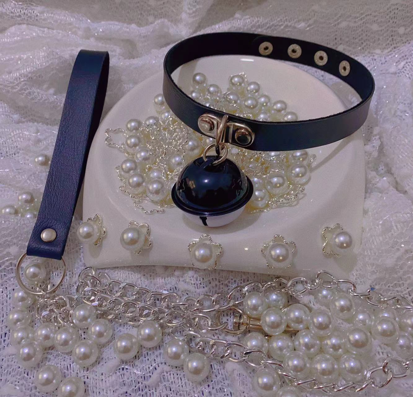 Lingerie Chain Bell Neck Boudoir Role Play Collar