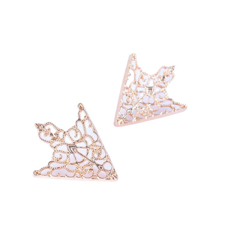 Fashion Street Shooting Personality Hollow Out Pattern Earrings