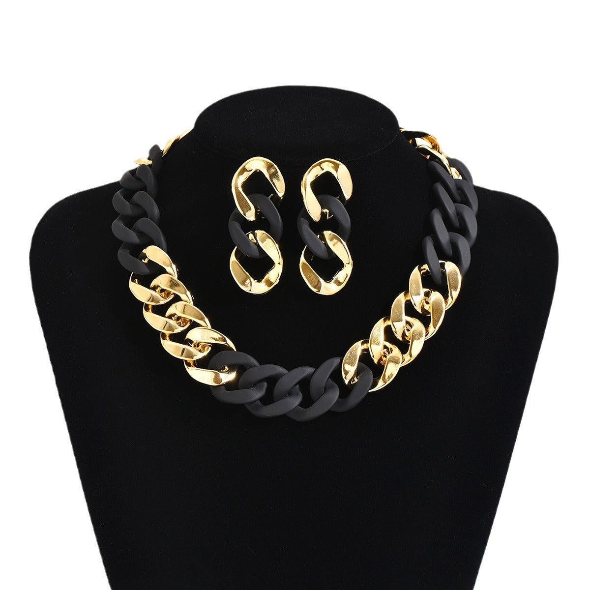 Fashion Stitching Acrylic Chain Leopard Print Personality Bracelets