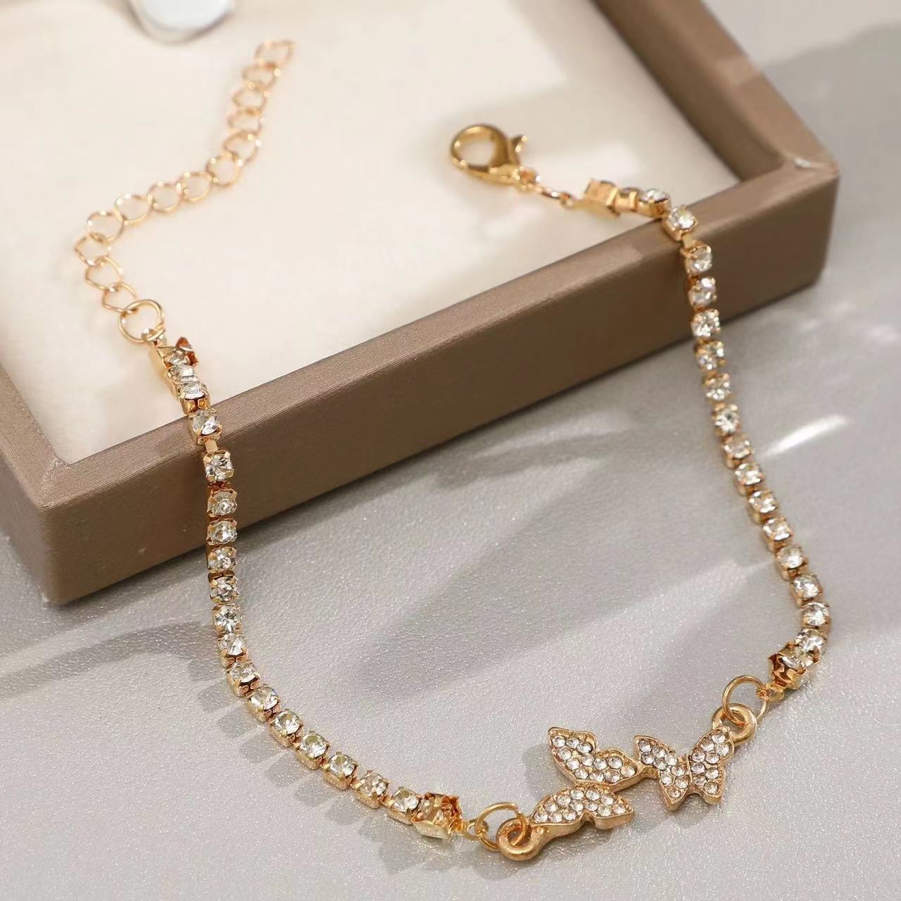 Butterfly Female Summer Light Luxury Minority Exquisite Fashion Bracelet