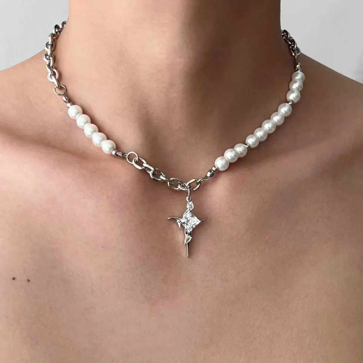 Men's Punk Street High-grade Clavicle Chain Asian Culture Necklaces