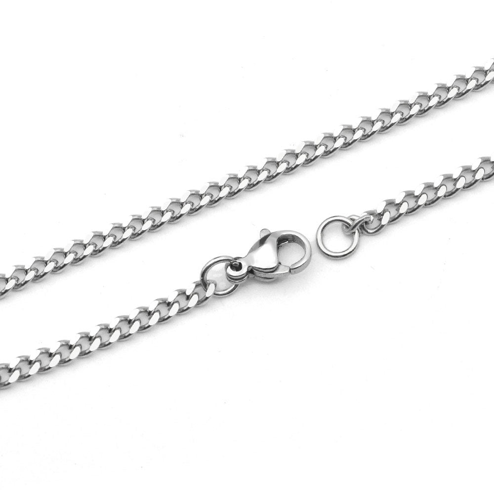 Women's & Men's Four-sided Grinding Hip Hop Cuban Link Chain Necklaces