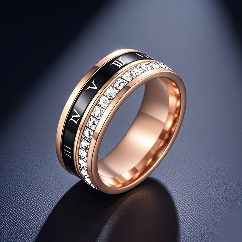 Stainless Steel Advanced Starry Roman Digital Rotating Bracelets