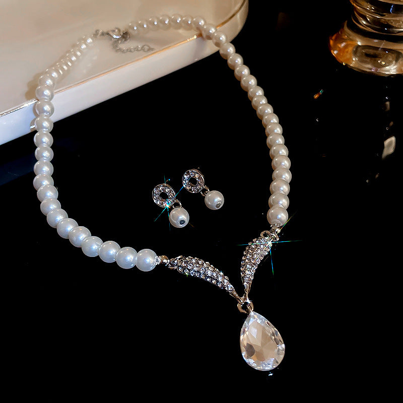 Women's Cold Style Geometric Tassel Light Luxury High-grade Sense Jewelry Set