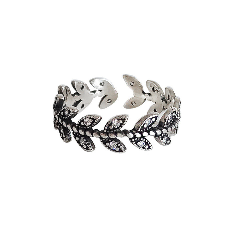 Women's Opening Fresh Temperament Branch Buds Index Ring