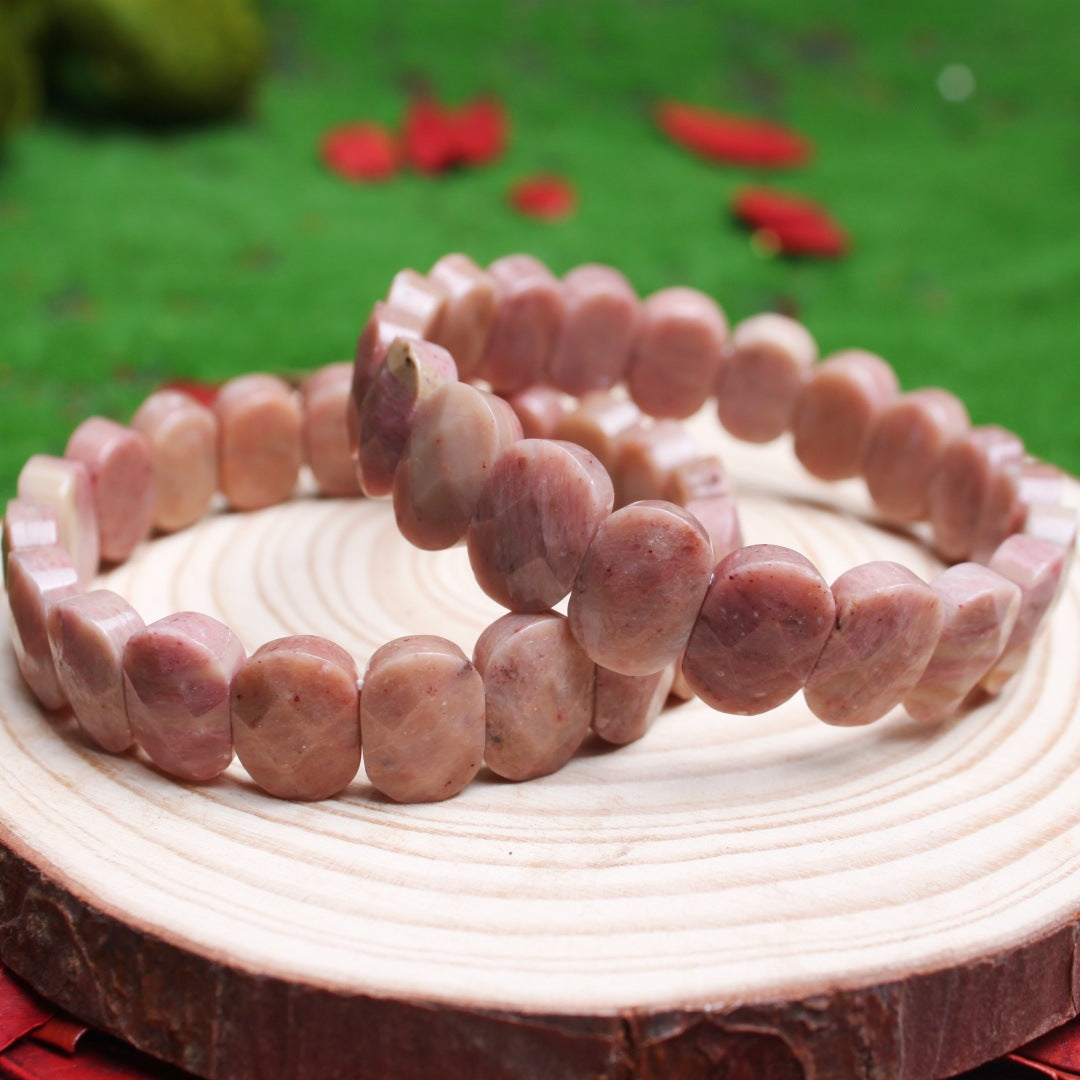 Women's & Men's Natural Stone Beads White Pine Blue Turquoise Bracelet
