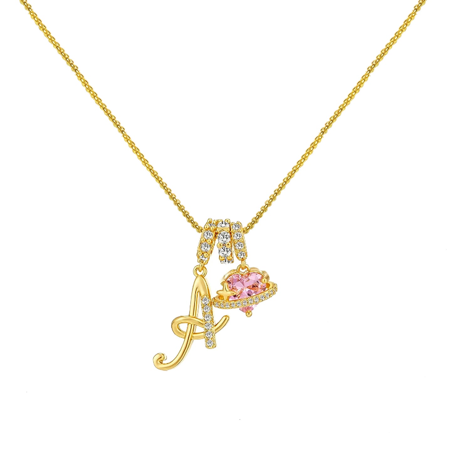 Dopamine English Letter Light Luxury Minority Necklaces