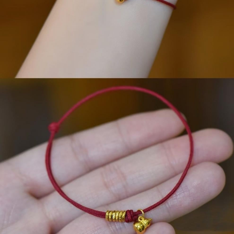 Fu Lu Hand Weaving Fate Good Luck Red Bracelets