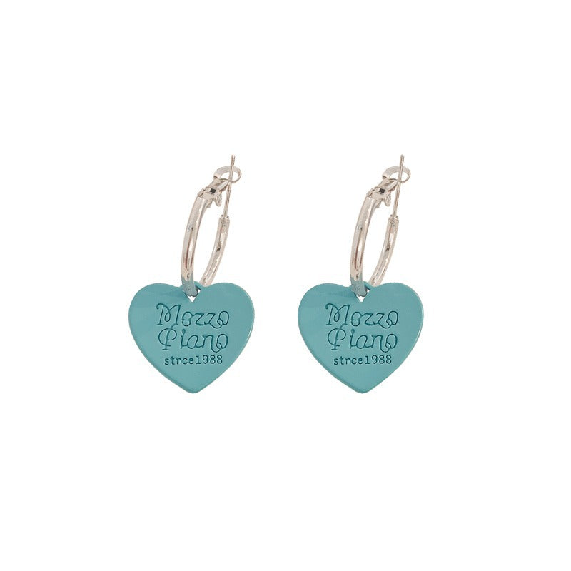 Women's Fashionable Round Face Temperament Auricular Needle High-grade Cute Earrings