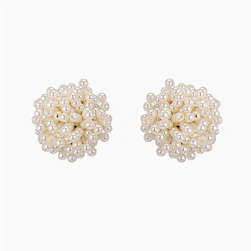 Women's Sier Pearl Ear Clip High Sense Special Interest Rings