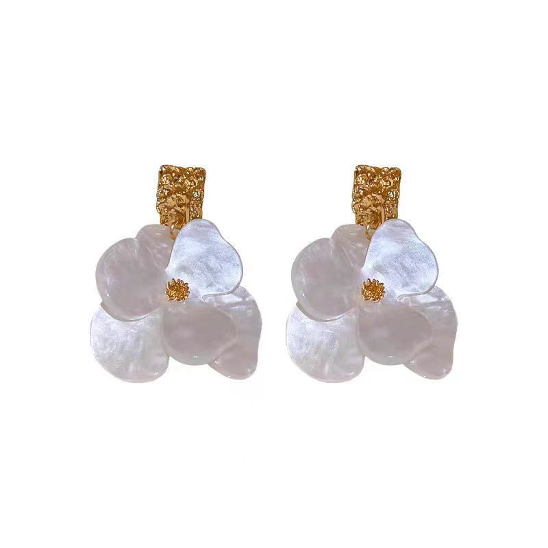 Flower Unique Beautiful Dopamine Super Fairy Sweet Vacation Earrings