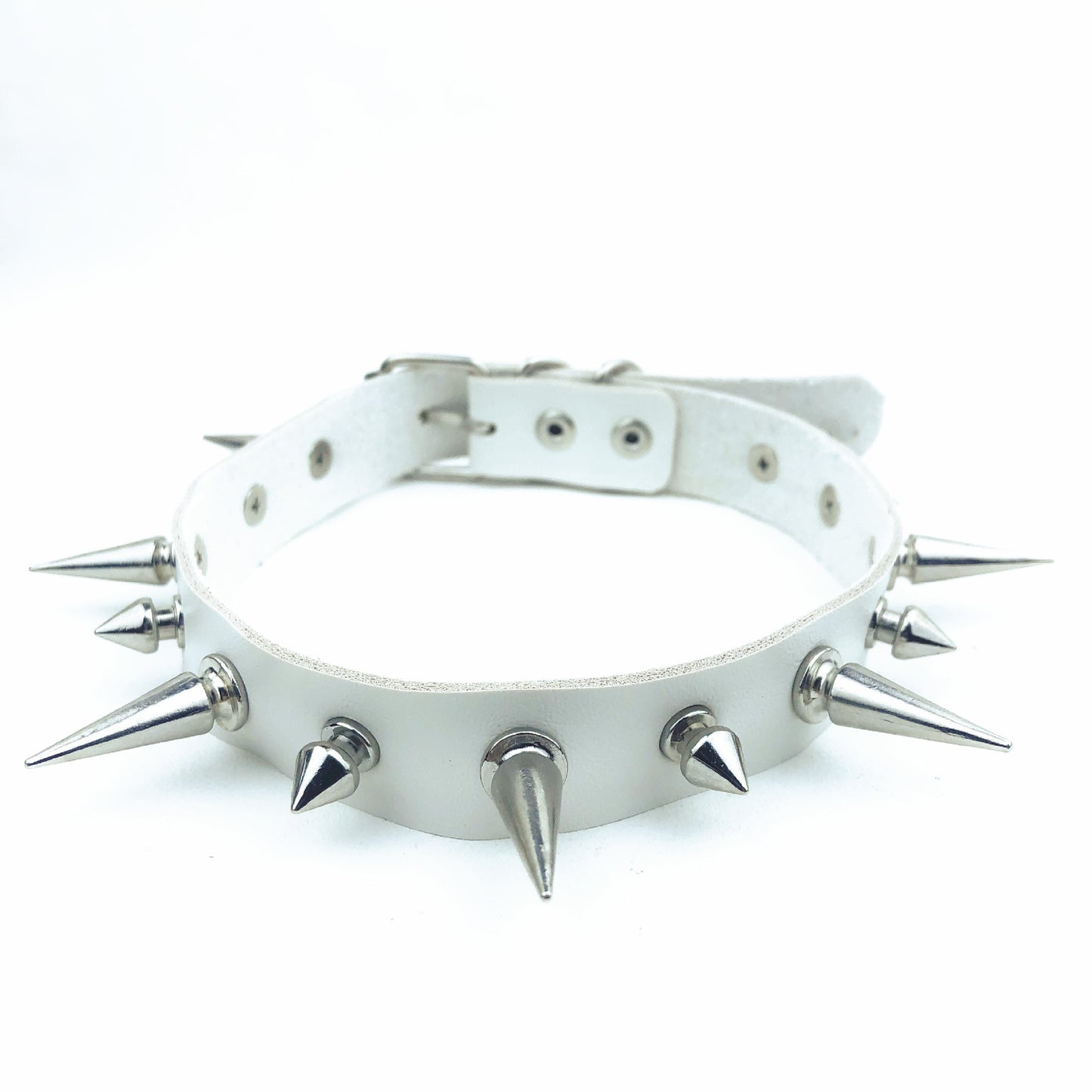 Women's Punk Leather Nail Fashion Alternative Clavicle Necklaces