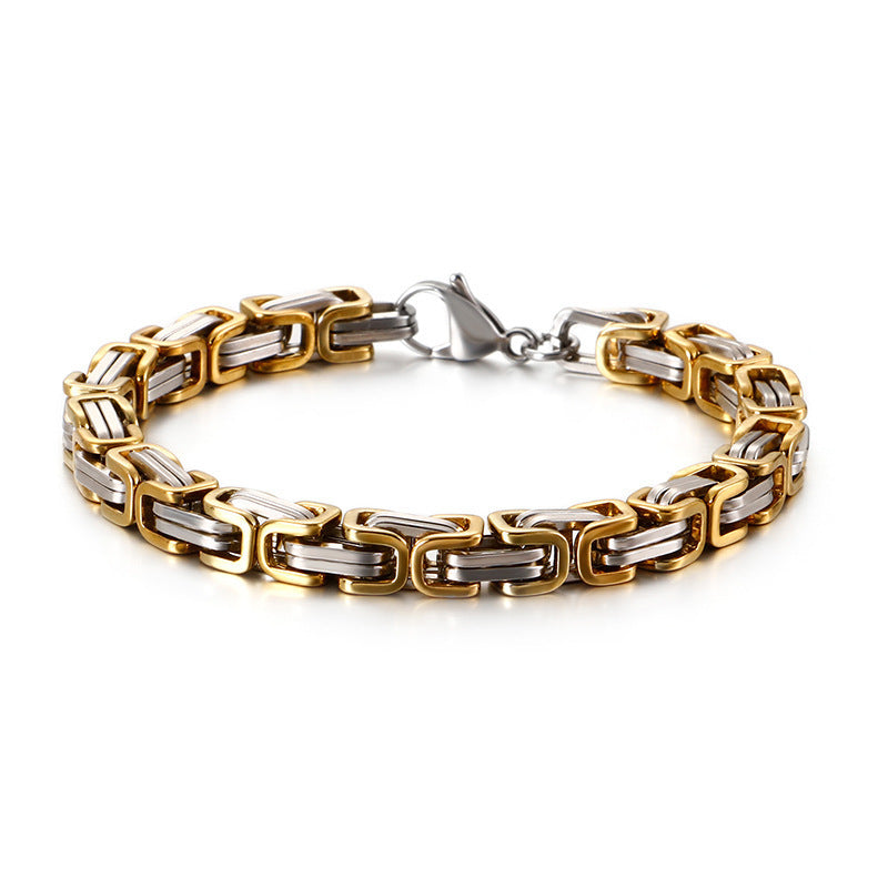 Men's Titanium Steel Emperor Chain Personalized Decorative Necklace
