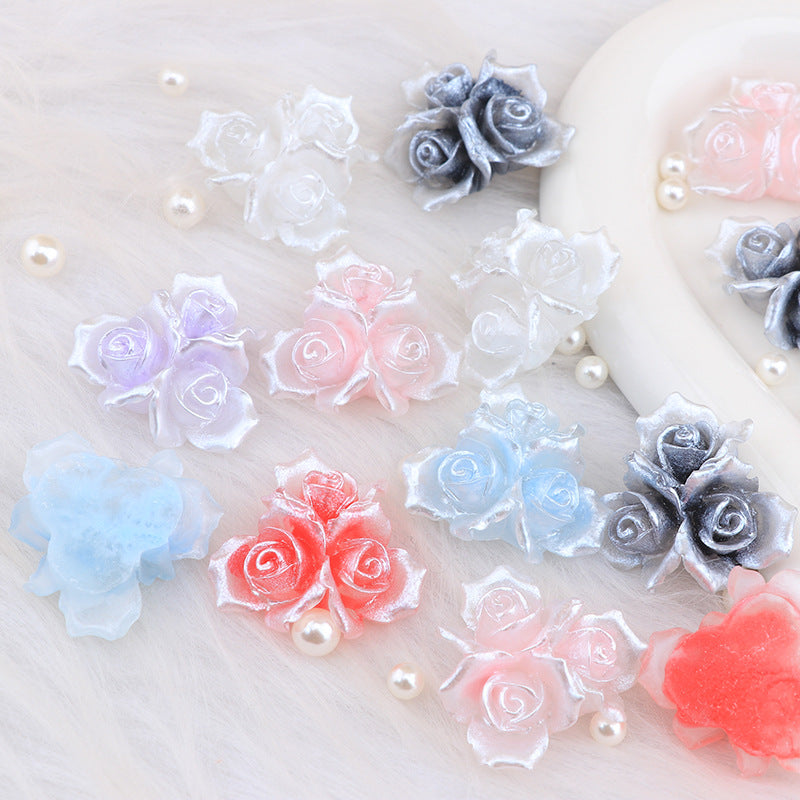 Flower Making Phone Case Ear Barrettes Decoration Material Jewelry Accessories