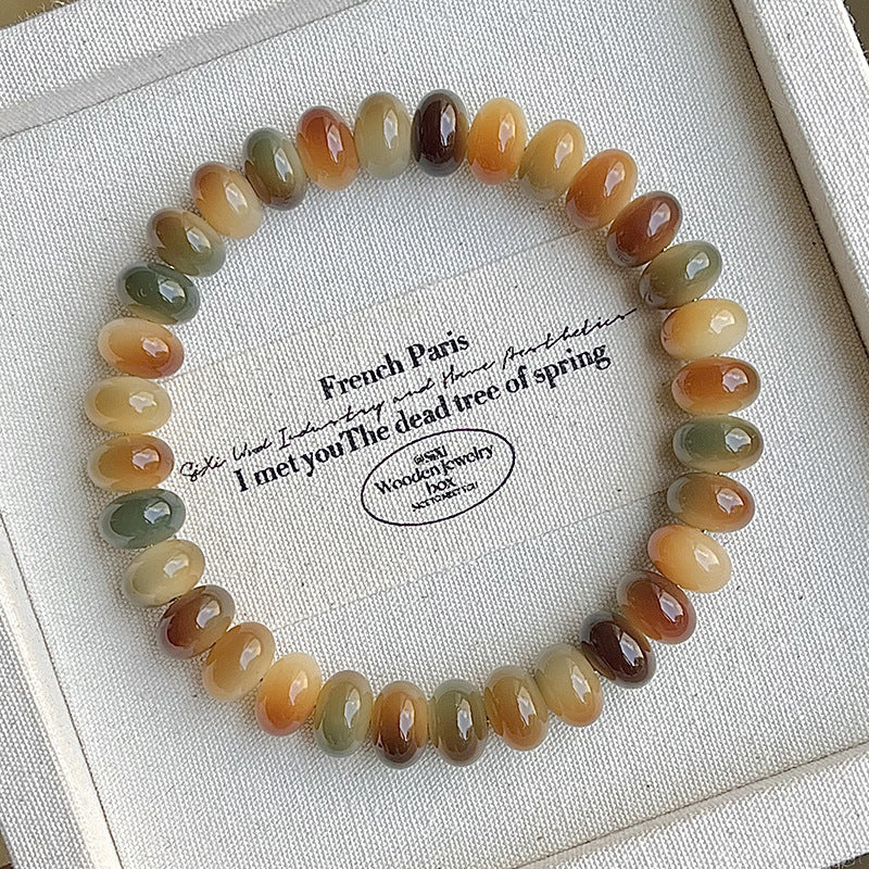 Cat's Paw Plum Chinese Style Abacus Beads Crafts Bracelet
