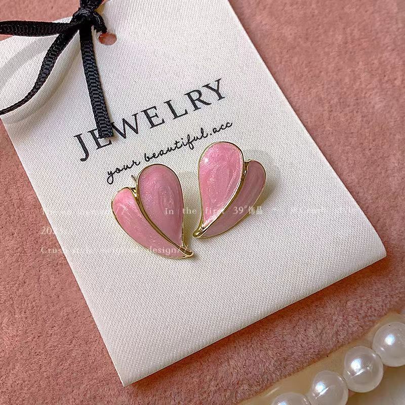 Women's Fairy Sweet Potato Purple Blue Pink High-grade Temperament Stud Earrings
