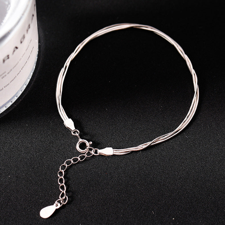 Women's Snake Bone Choker Simple Elegant Cold Style Light Luxury Bracelets