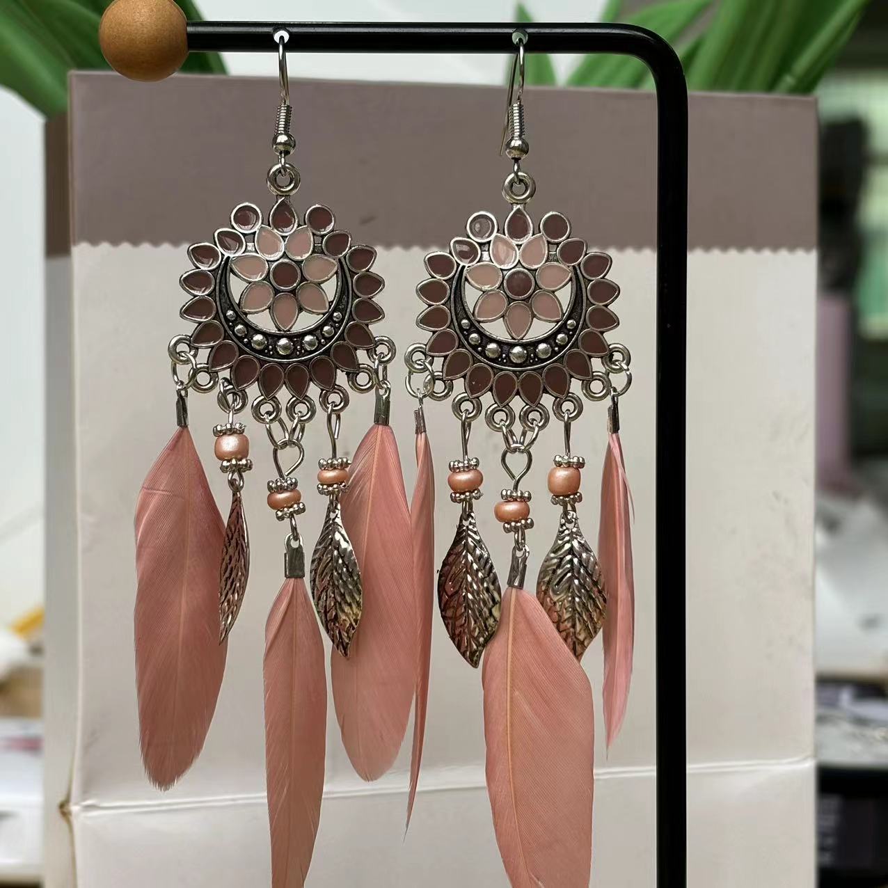 Special Interest Light Luxury Advanced Ethnic Style Exaggerated Earrings