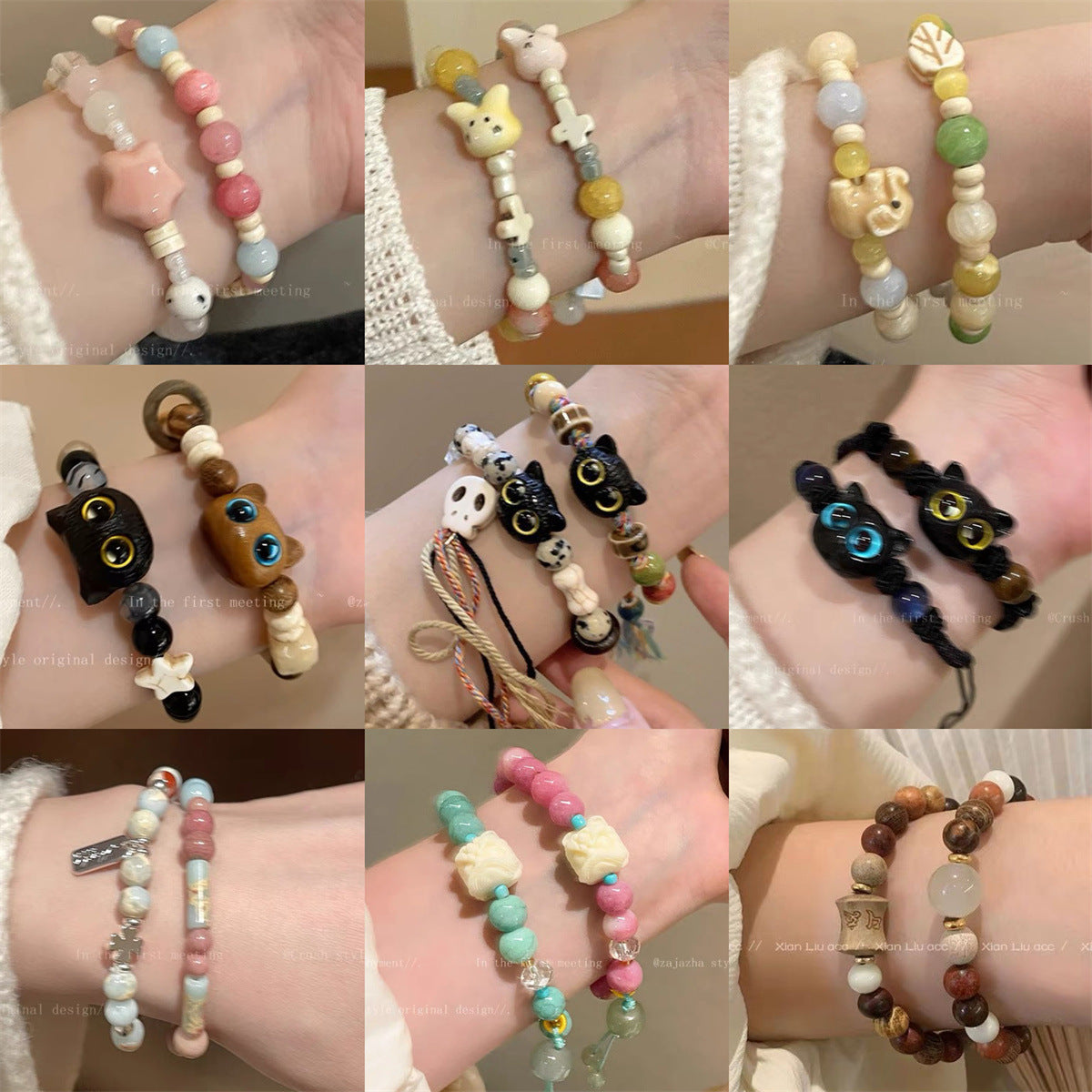 Cat Female Trendy Niche Advanced Design Bracelets