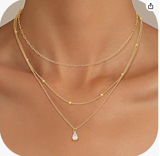 Fashion Bohemian Line Unique Design Light Necklace