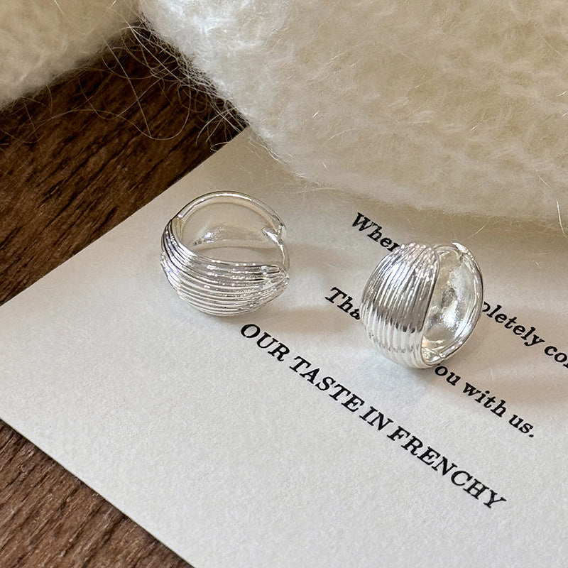 Women's Pattern For Simple Metal Ear Clip Earrings