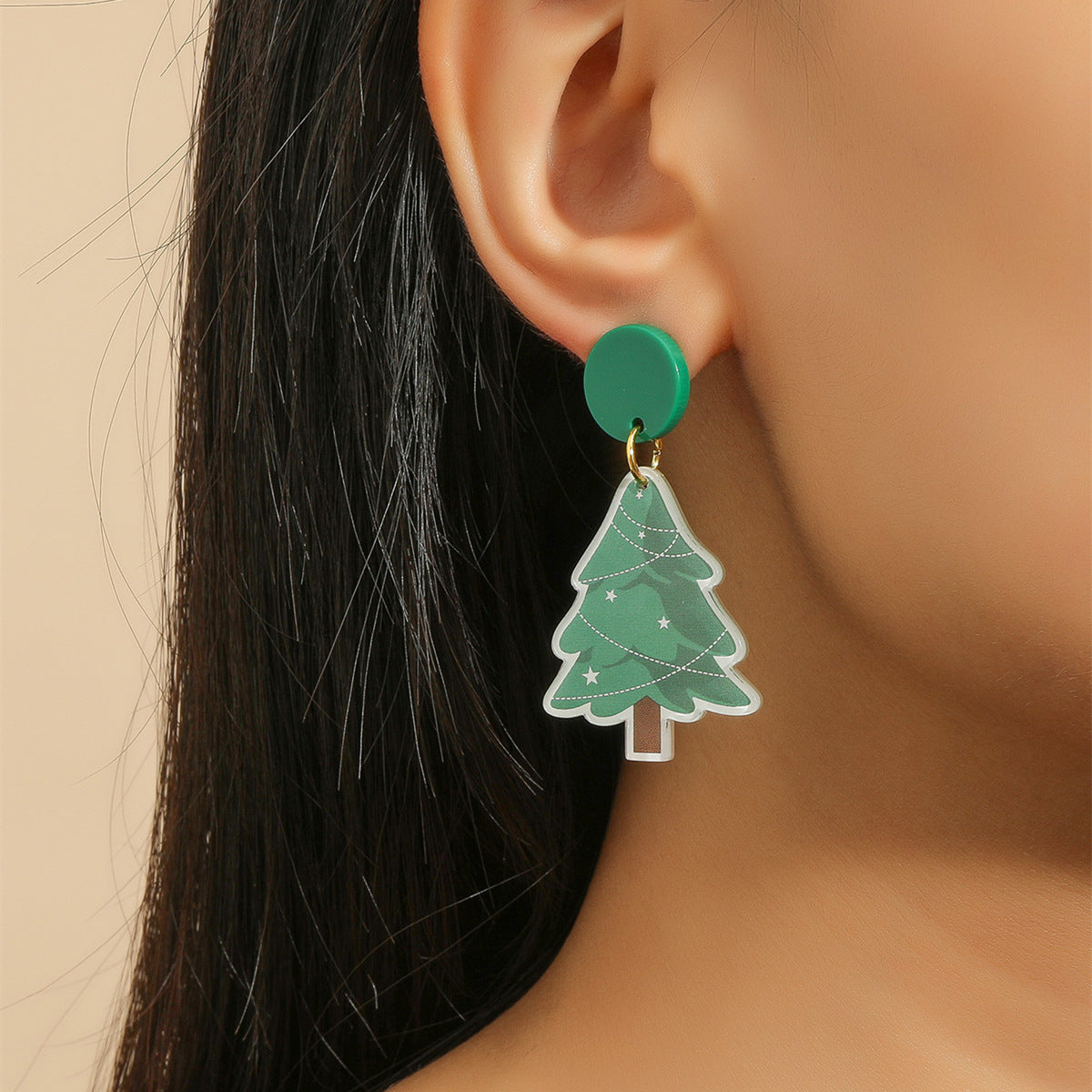 Women's Super Flash Rhinestone Long Fringe High-grade Earrings