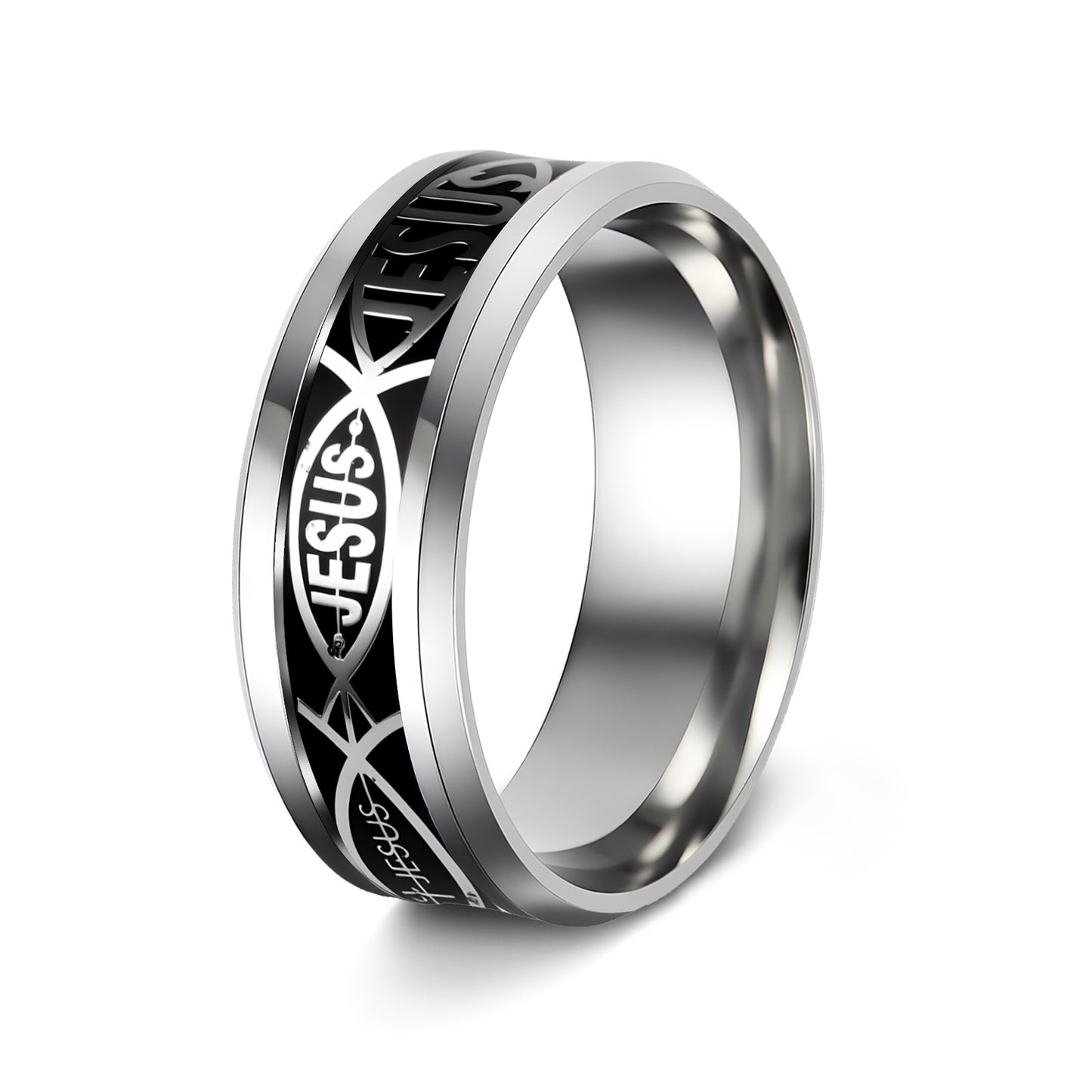 Attractive Simple Stainless Steel Halloween Easter Rings