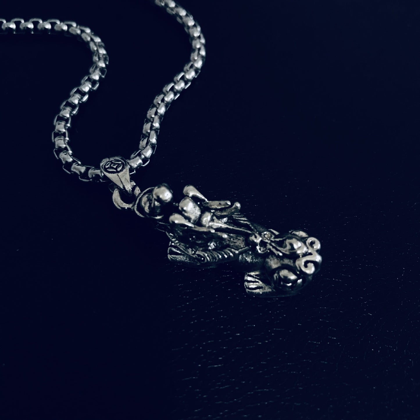 Men's Square Pearl Hip Hop Sweater Chain Niche Pendants