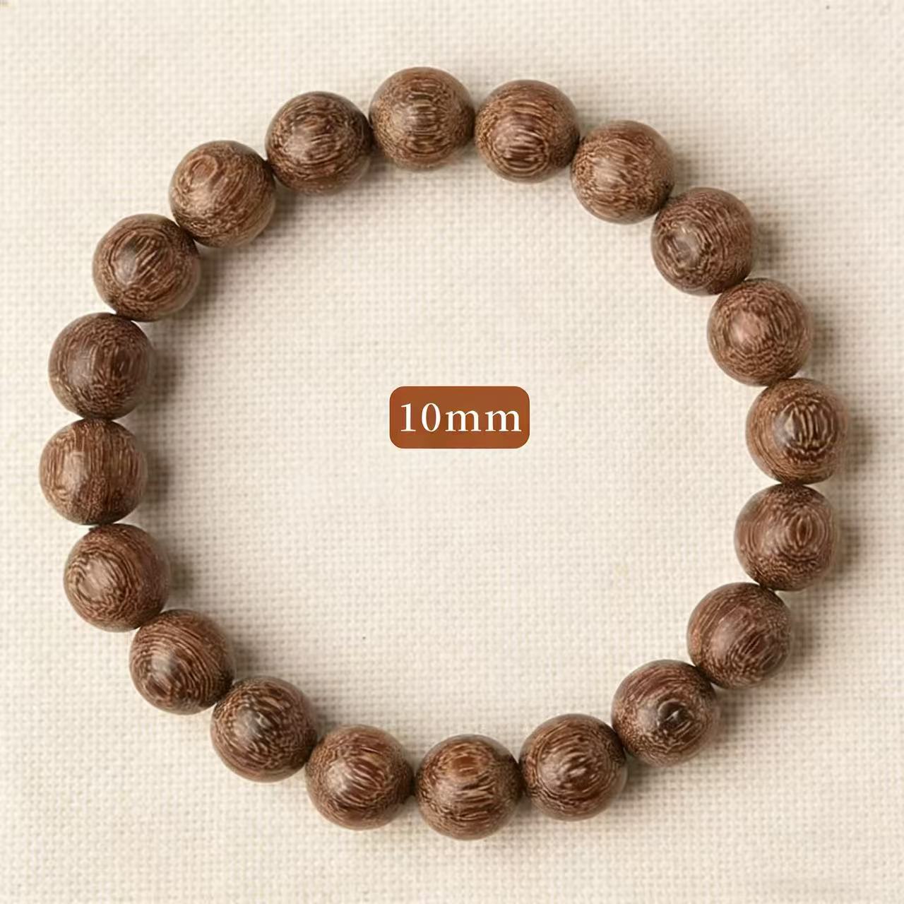 Grain Old Materials Gold Sandalwood Pcs Buddha Beads Unisex Style Bracelet