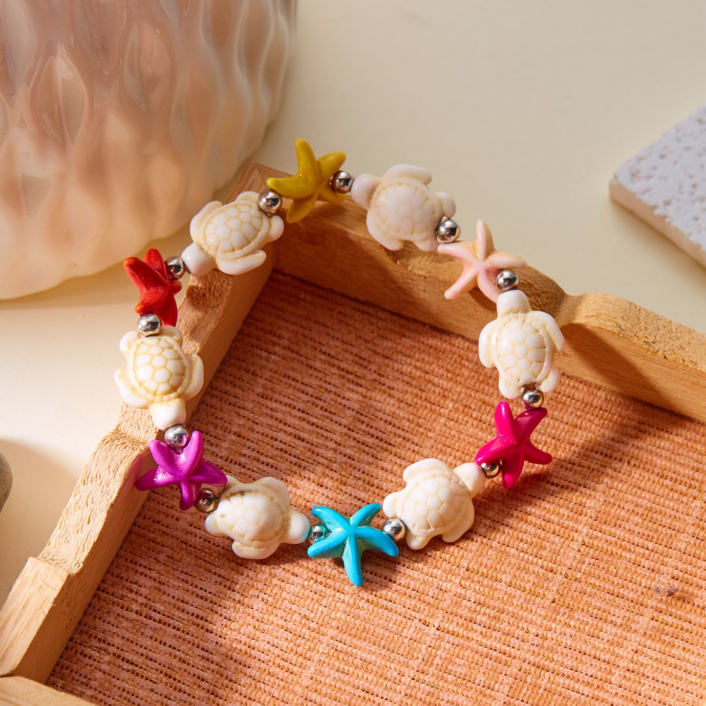 Style Hand-woven Knotted Series Natural Shell Bracelet