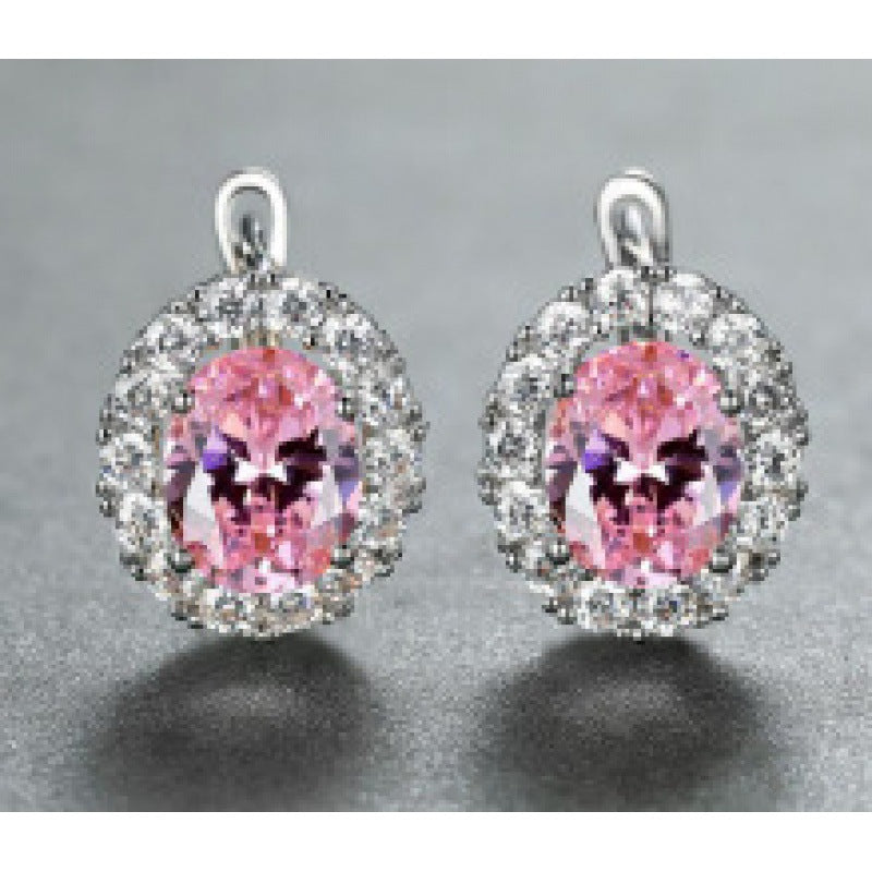 Women's White Diamond For Small Personality Simple Stud Earrings