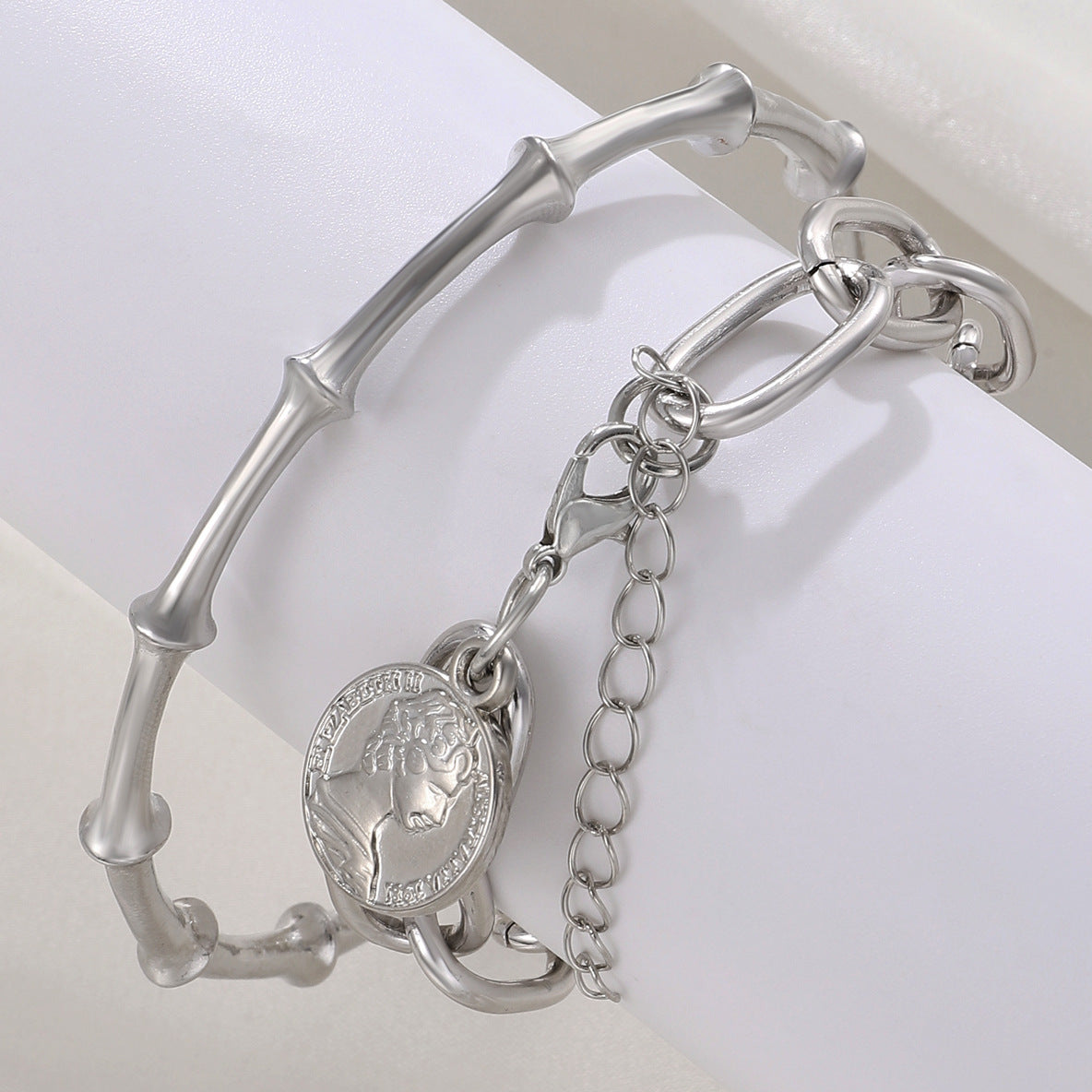 Trendy Alloy Combination Punk Hip Hop Bracelets