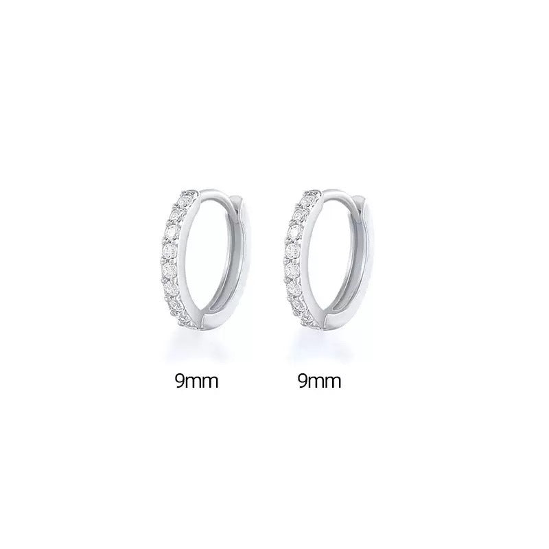 Women's Ear Clips Micro Inlaid Zircon Design Sense Earrings