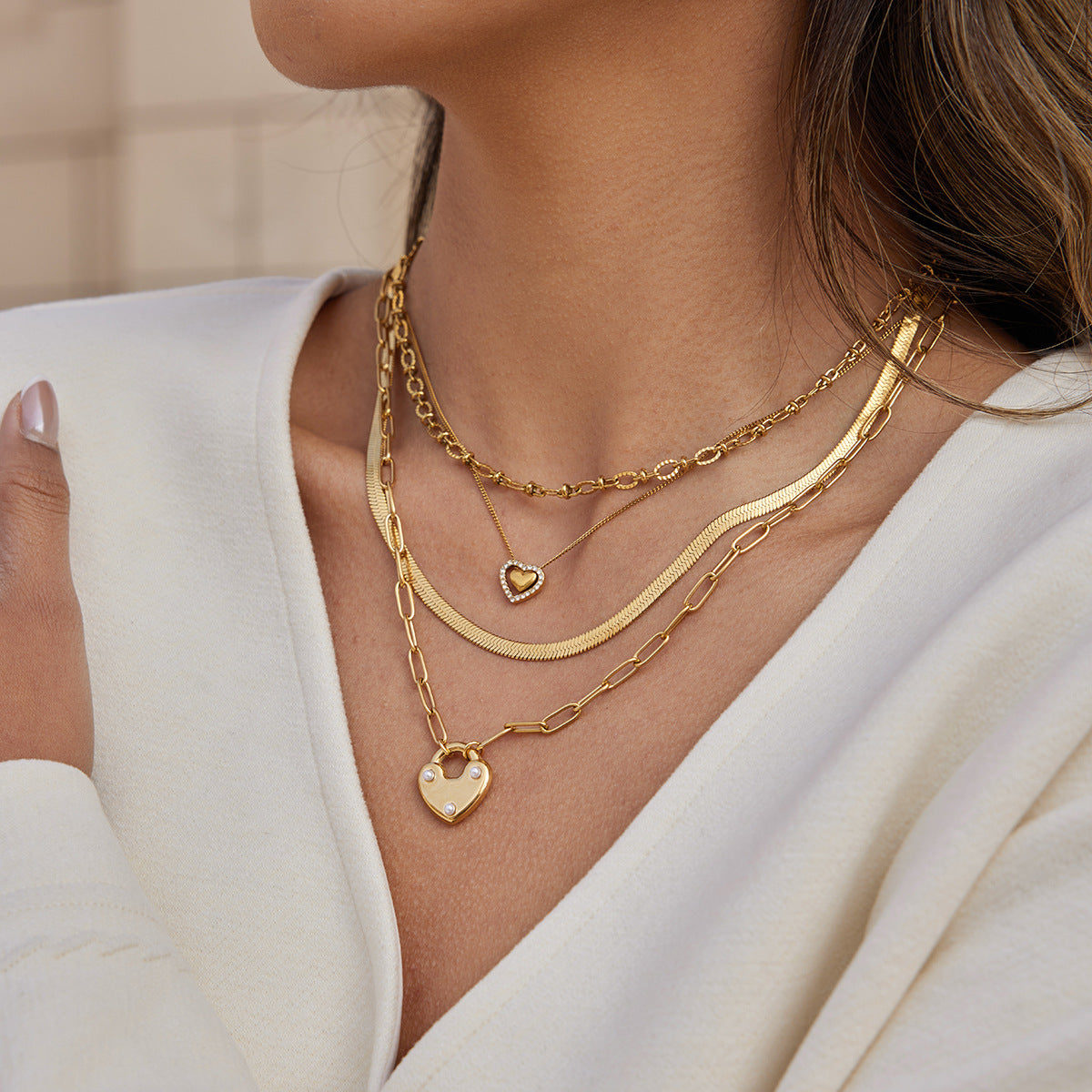 Light Luxury Minority Clavicle Chain Stainless Necklace