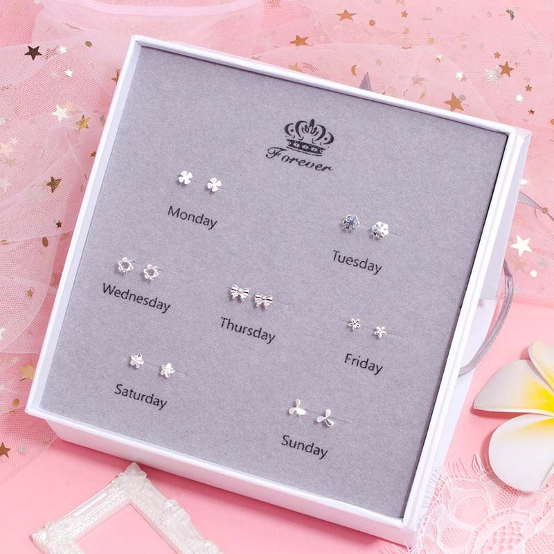 For Week Wearing Birthdays Valentine's Days Earrings