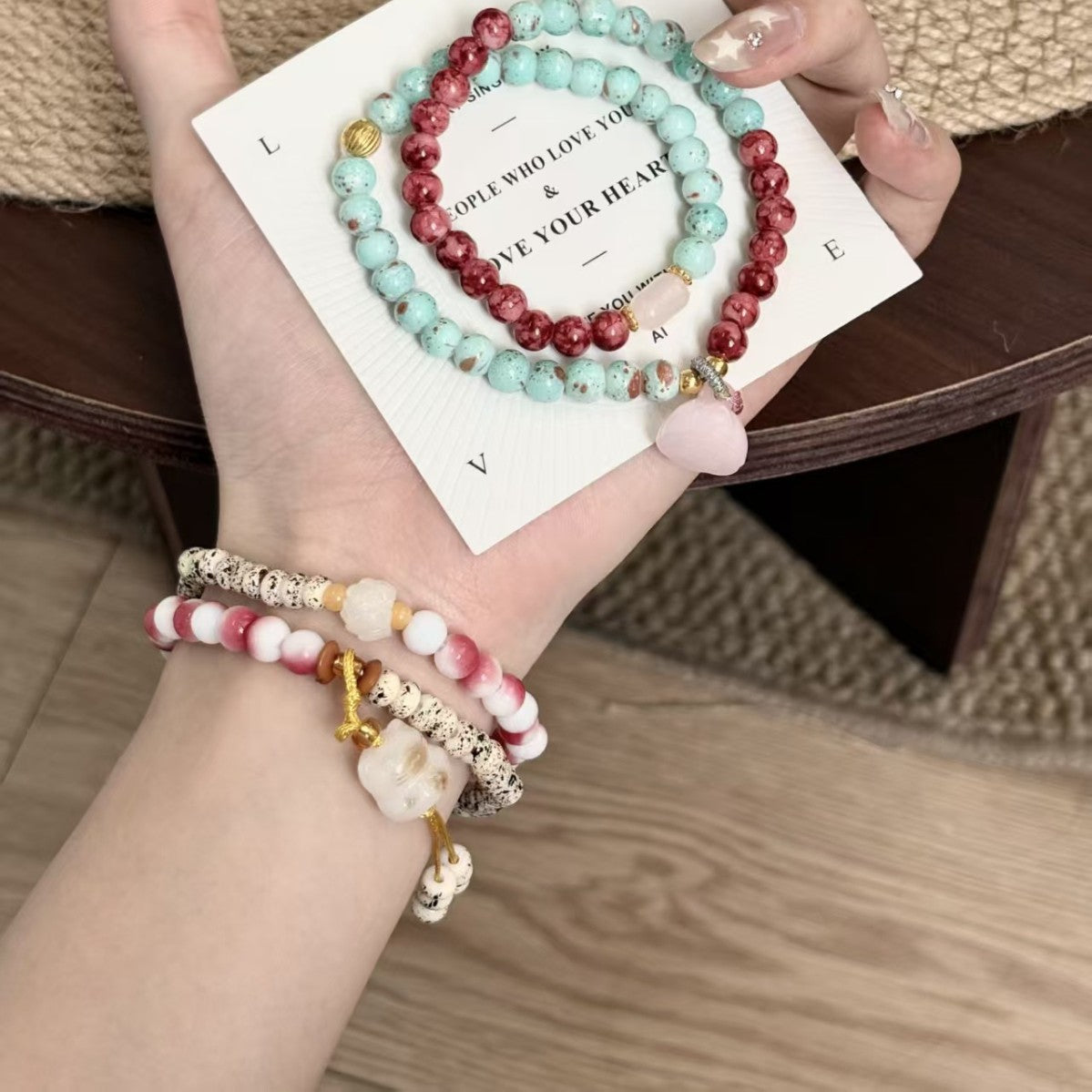 Chinese Style Lovely Lucky Life Cat's Paw High-grade Light Luxury Bracelet
