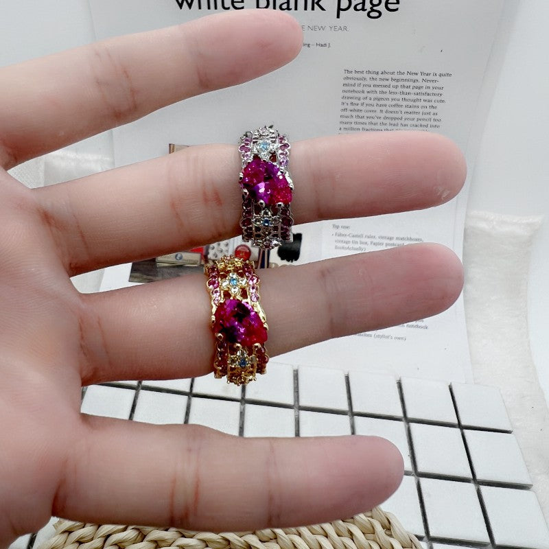 Women's Diamond High Quality Elegant French Open Ring