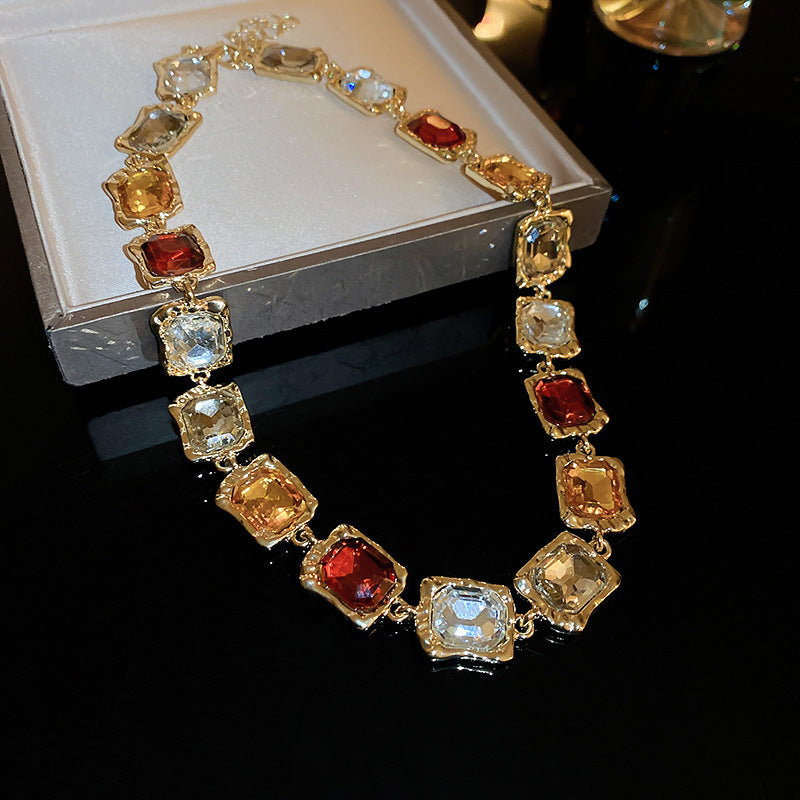 Women's Geometric Vintage Sweater Chain Versatile Fashion Necklaces