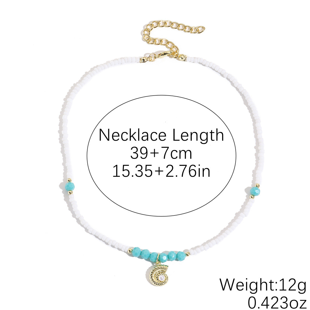 Style Shell Pearl Handmade Beaded Natural Necklace