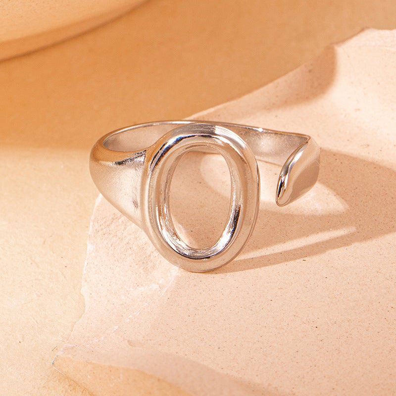 Steel Fashion Snake Simple Little Finger Rings