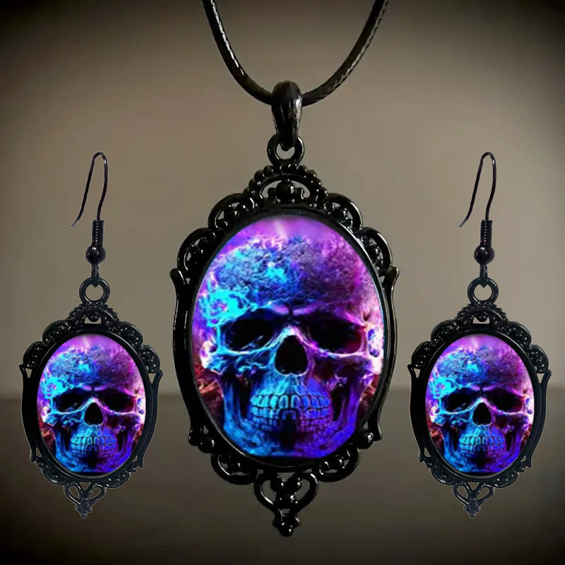 Fashion Elegant Glass Suite Romantic Gift Jewelry Set
