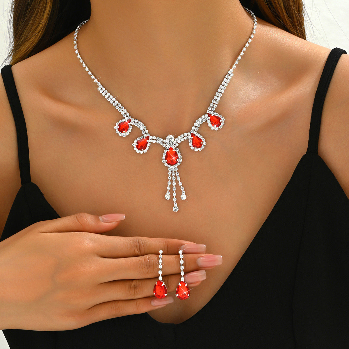 Women's Drop Ear Retro Elegant Affordable Luxury Fashion Jewelry Set