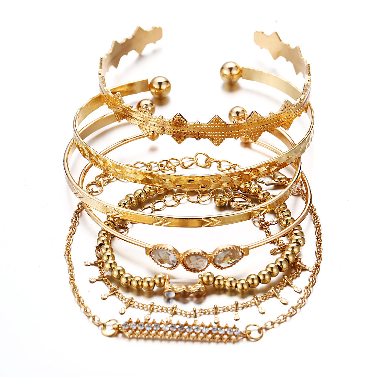 Women's Imitation Pearl Alloy Geometric Design Fashionable Jewelry Set
