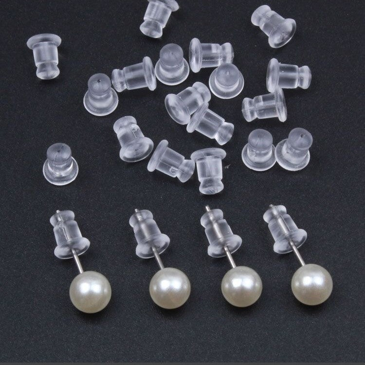 Earplug Plastic Silicone Transparent Ear Plug Earrings