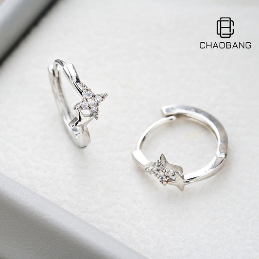 Temperament Ear Clip Light Luxury High Sense Simple Earrings